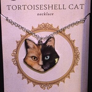 Tortoiseshell Cat Necklace